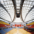 Marco de armadura de acero prefabricado marco de baloncesto interior del estadio del estadio de acero diseño de techo de armadura de acero gimnasio